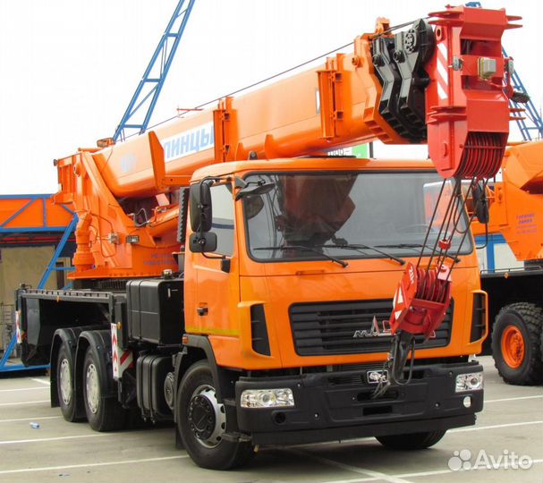 Аренда и услуги автокрана-вездехода, 32 т, 31 м, с гуськом 9 м