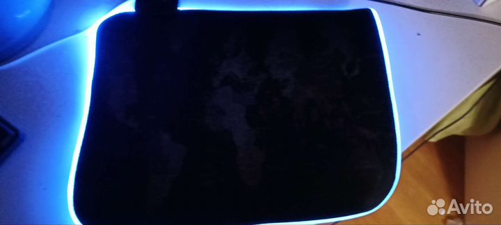 Коврик для мыши с подсветкой 25 на 30