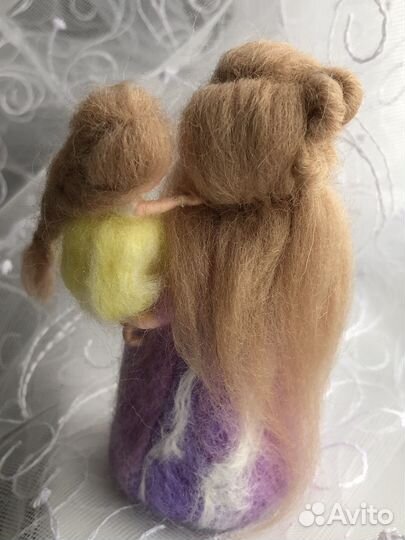 Кукла из шерсти
