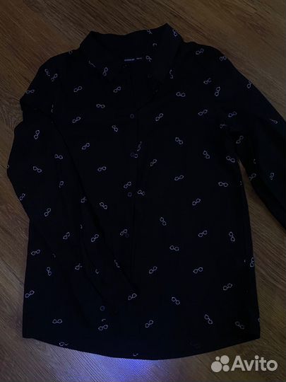 Рубашка для девочки recerved черная