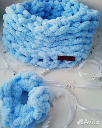 Снуд взрослый в один оборот