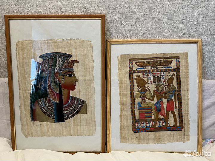 Картины на папирусе