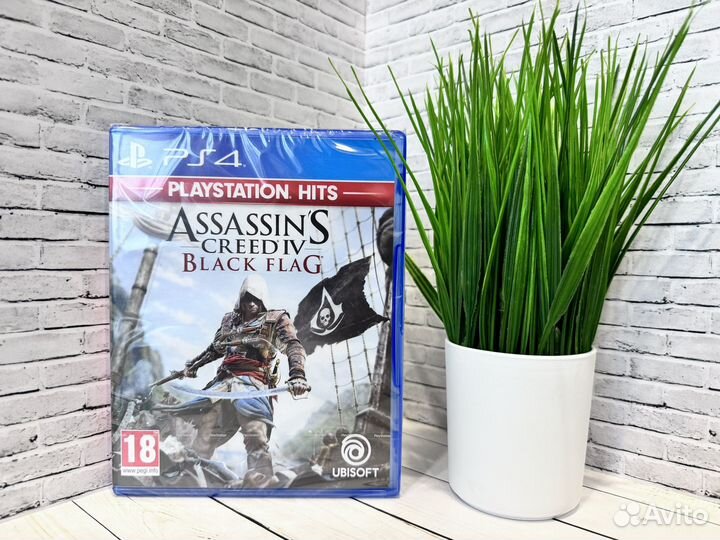 Assassins Creed Black Flag (Новый диск) PS4
