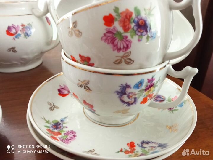 Чайный сервиз вербилки СССР