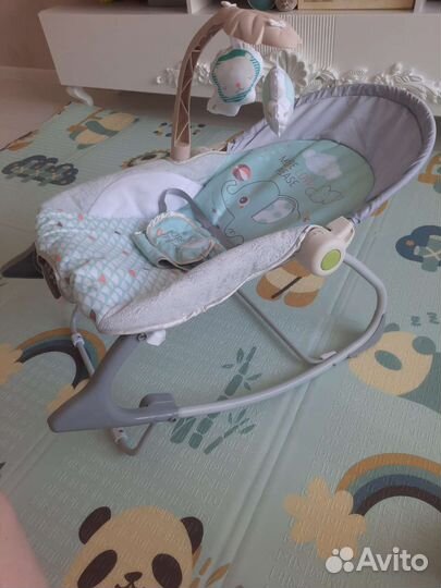 Детская качалка шезлонг