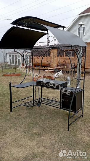 Беседка с мангалом