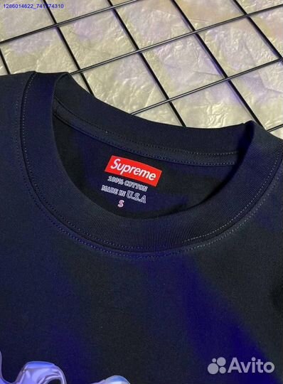 Футболка supreme FW18 liquid (ртуть) (Арт.99499)