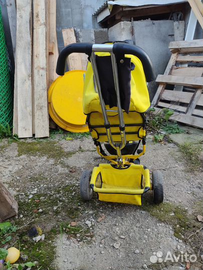 Велосипед детский трёхколёсный с ручкой