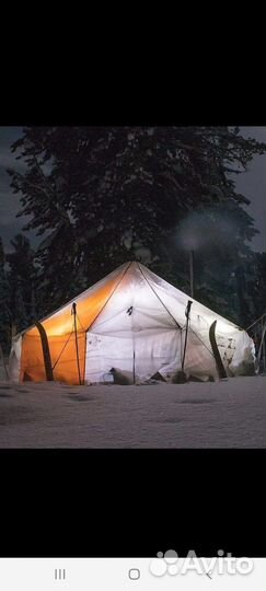 Палатка зима