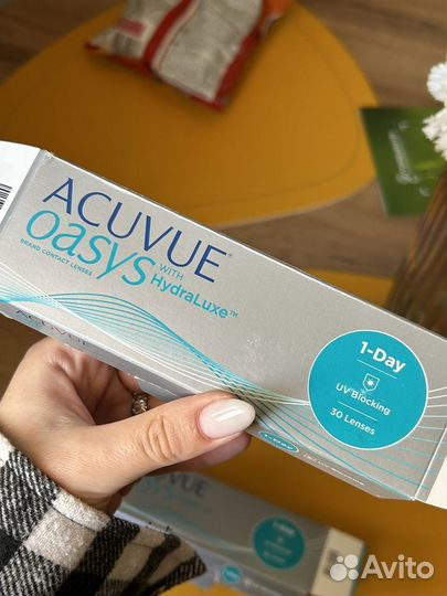 Контактные линзы acuvue oasys 1-Day with HydraLuxe