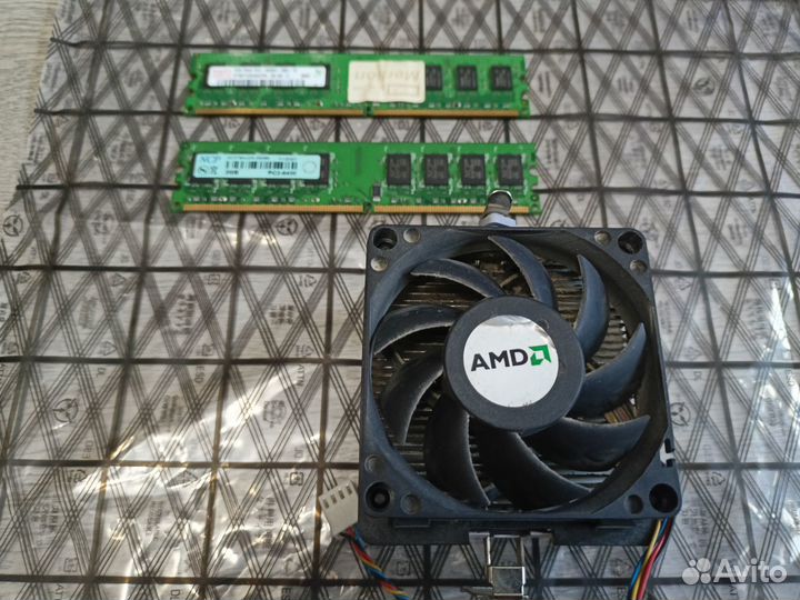 Комплект asus M3N78 + Phenom X4 9550 + 4Гб