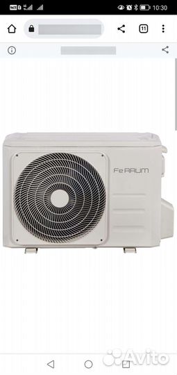 Сплит система Ferrum 12f1 бу кондиционер