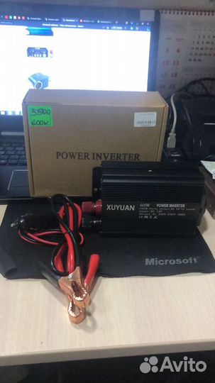 Автоинвертор с 12v на 220v (600W)