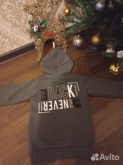 Худи на флисе для мальчика