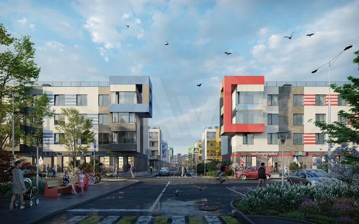 2-к. квартира, 50,9 м², 1/4 эт.