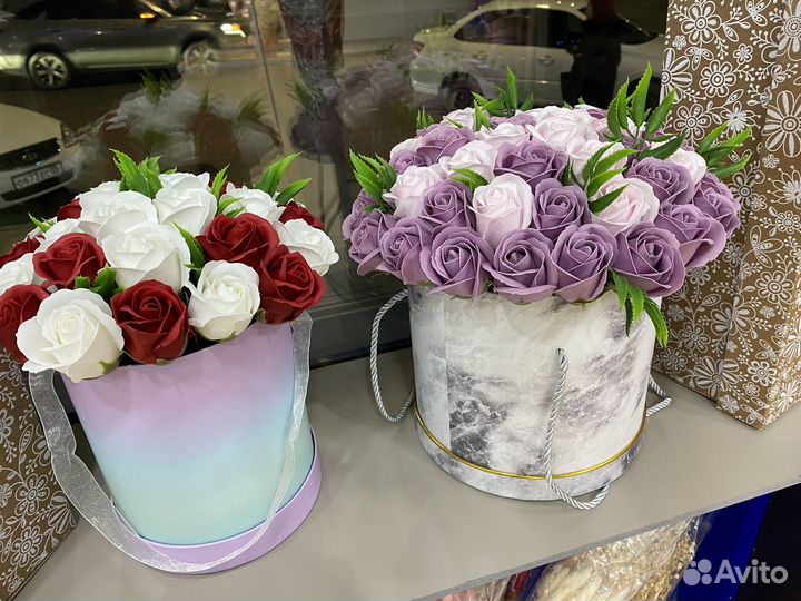 Мыльные букеты