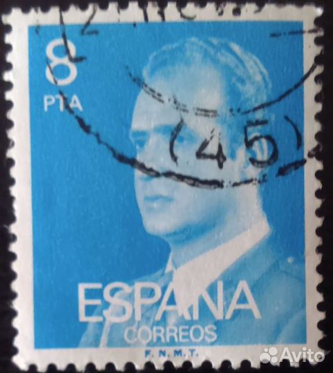 Набор испанских марок (стандарты), хх в, 5 шт