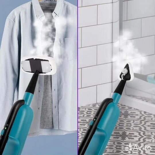 Паровая швабра KitFort KT-1078 черный