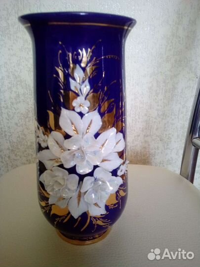 Ваза кобальт СССР