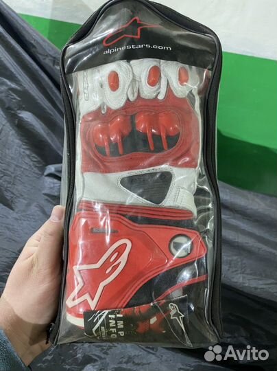 Перчатки для мотоцикла кожаные alpinestars