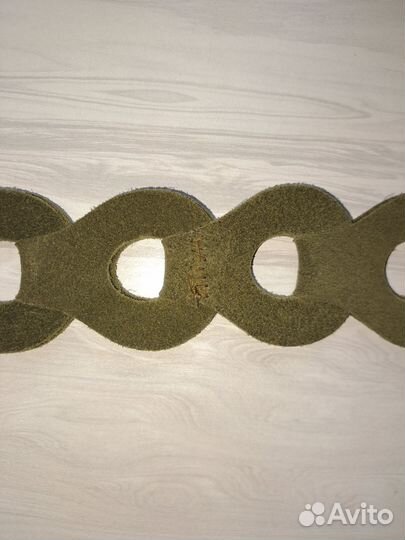 Пояс ремень из натуральной замши