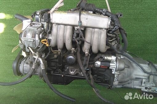 Двигатель в сборе двс toyota mark II GX100 1G-FE 1