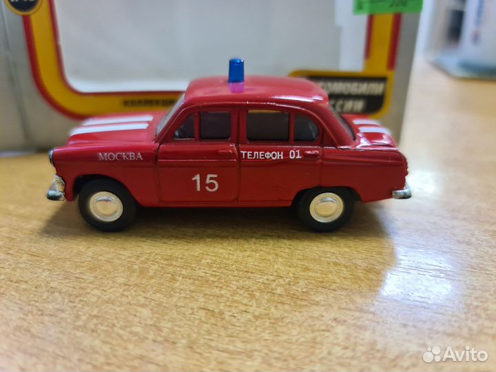 Модель 1:43 Москвич 403 пожарный