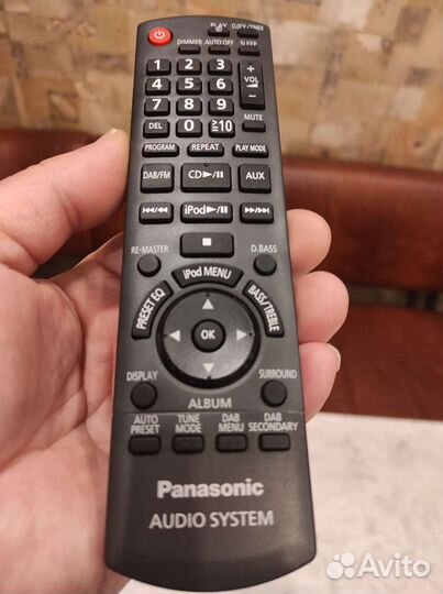 Пульт для музыкального центра Panasonic SA-PM
