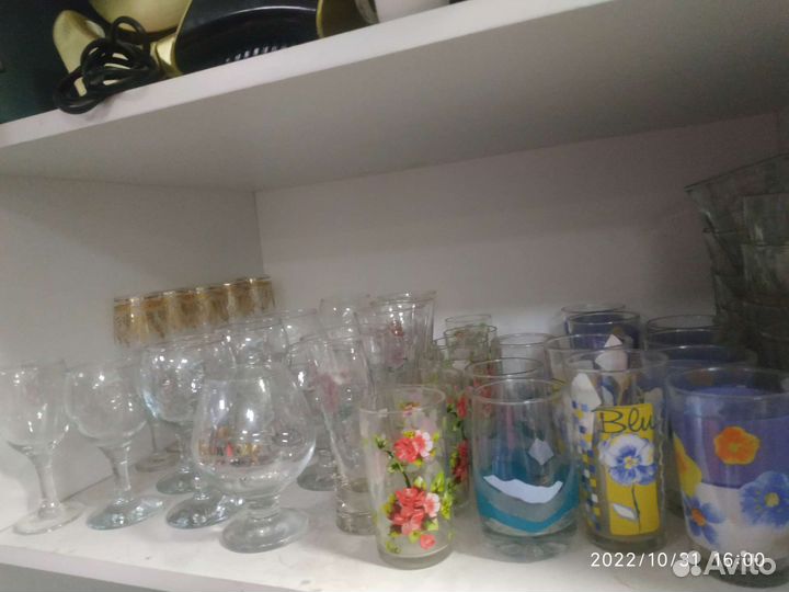 Стаканы, фужеры,стопки