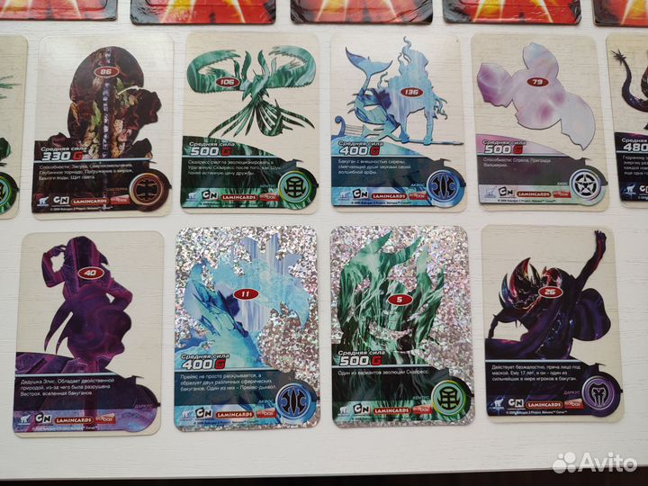 18 ш редкие карты Бакуган металлические прозрачные