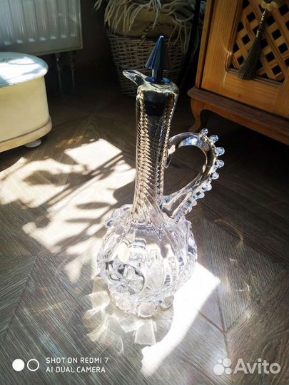 Ваза хрустальная