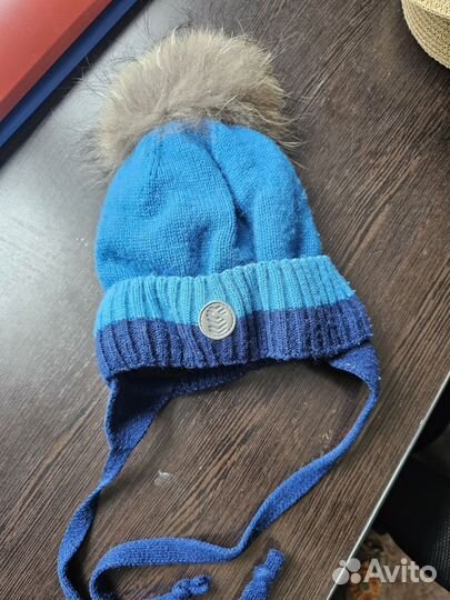 Шапка зимняя с пампоном рейма