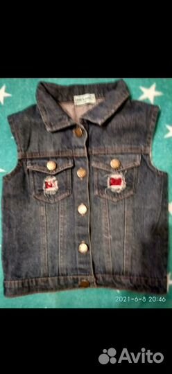 Безрукавка на девочку