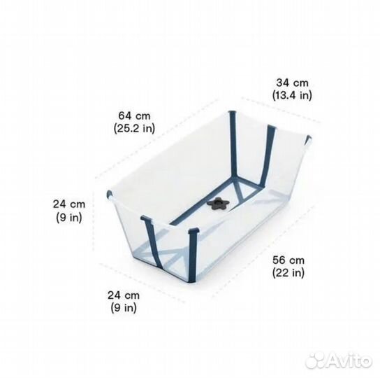 Ванночка Stokke flexi bath складная