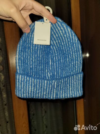 Шапка мужская Reserved Eco Aware Blue