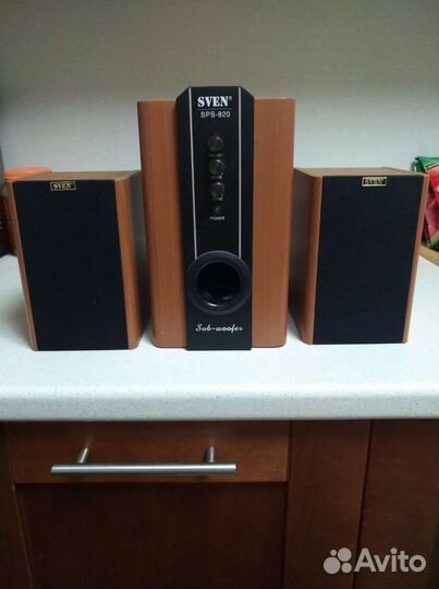 Колонки для компьютера с сабвуфером sven SPS-820