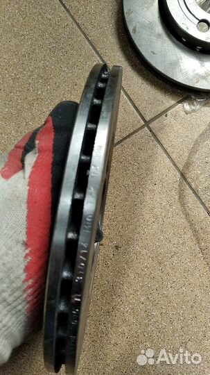 Диски тормозные передние skoda volkswagen