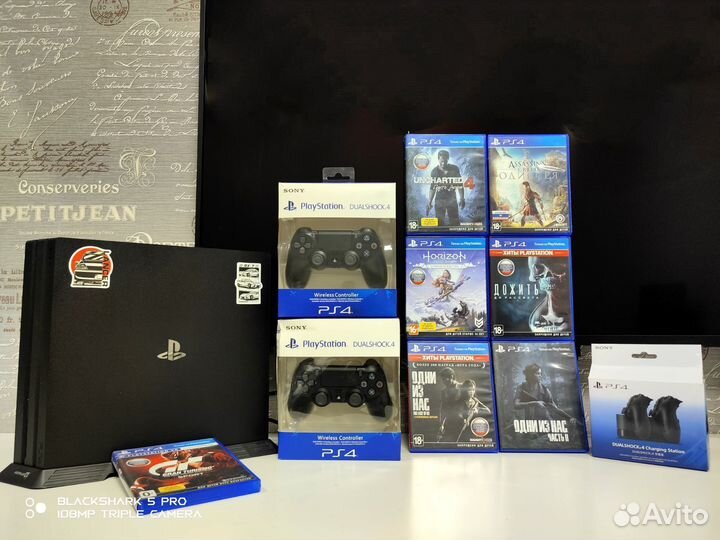 Sony playstation 4 Pro/SSD 1tb/Deluxe 1 год