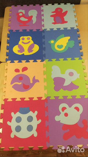 Пазлы мягкие на пол