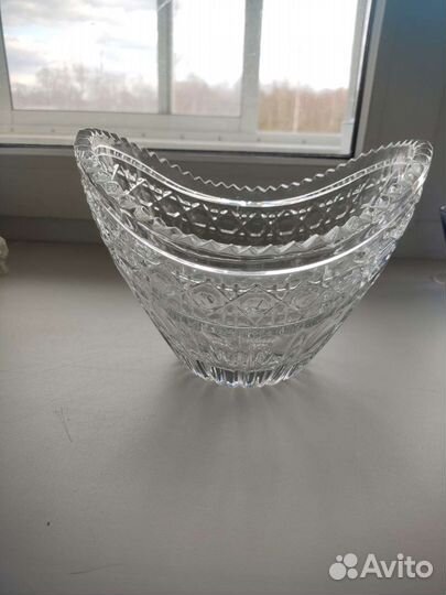 Хрустальная конфетница СССР
