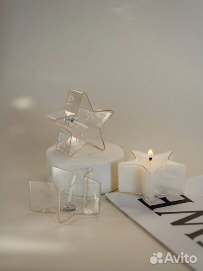 Гильзы для свечей пустые звёздочки