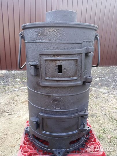 Печь буржуйка чугунная