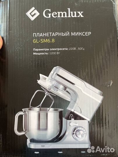Миксер планетарный Gemlux GL-SM6.8GR
