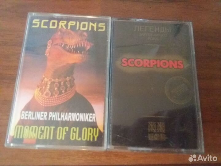 Аудиокассеты кассеты Enigma Scorpions Kiss Линда