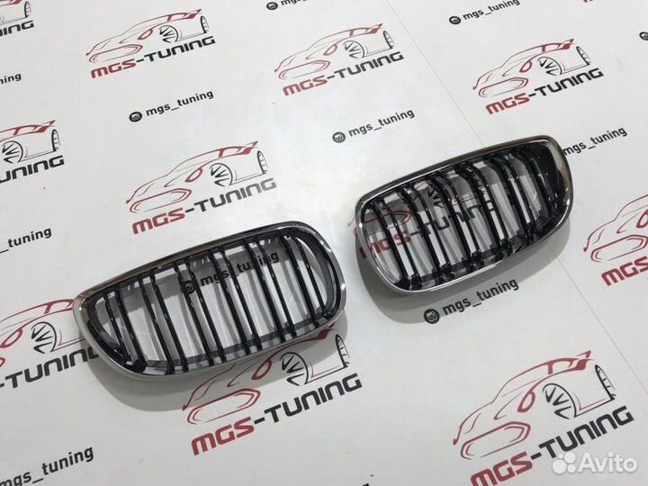 Ноздри BMW 3 E92 05-10г Хром обод