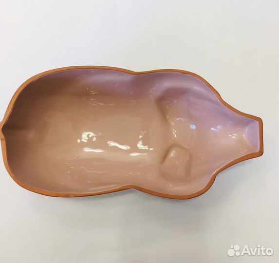 Форма для холодца в виде поросёнка керамическая