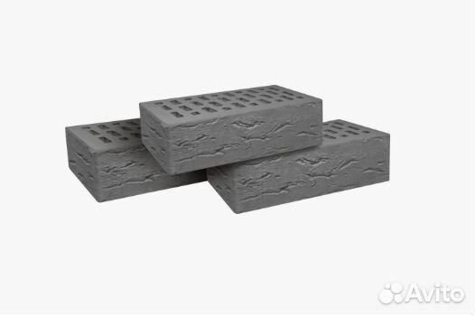 Кирпич облицовочный terex темный металлик