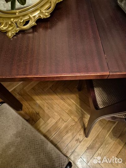 Стол обеденный со стульями винтаж ретро бу