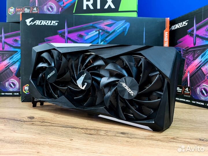 Видеокарта Gigabyte RTX 3070 Aorus Master 8Gb