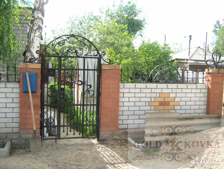 Кованая калитка